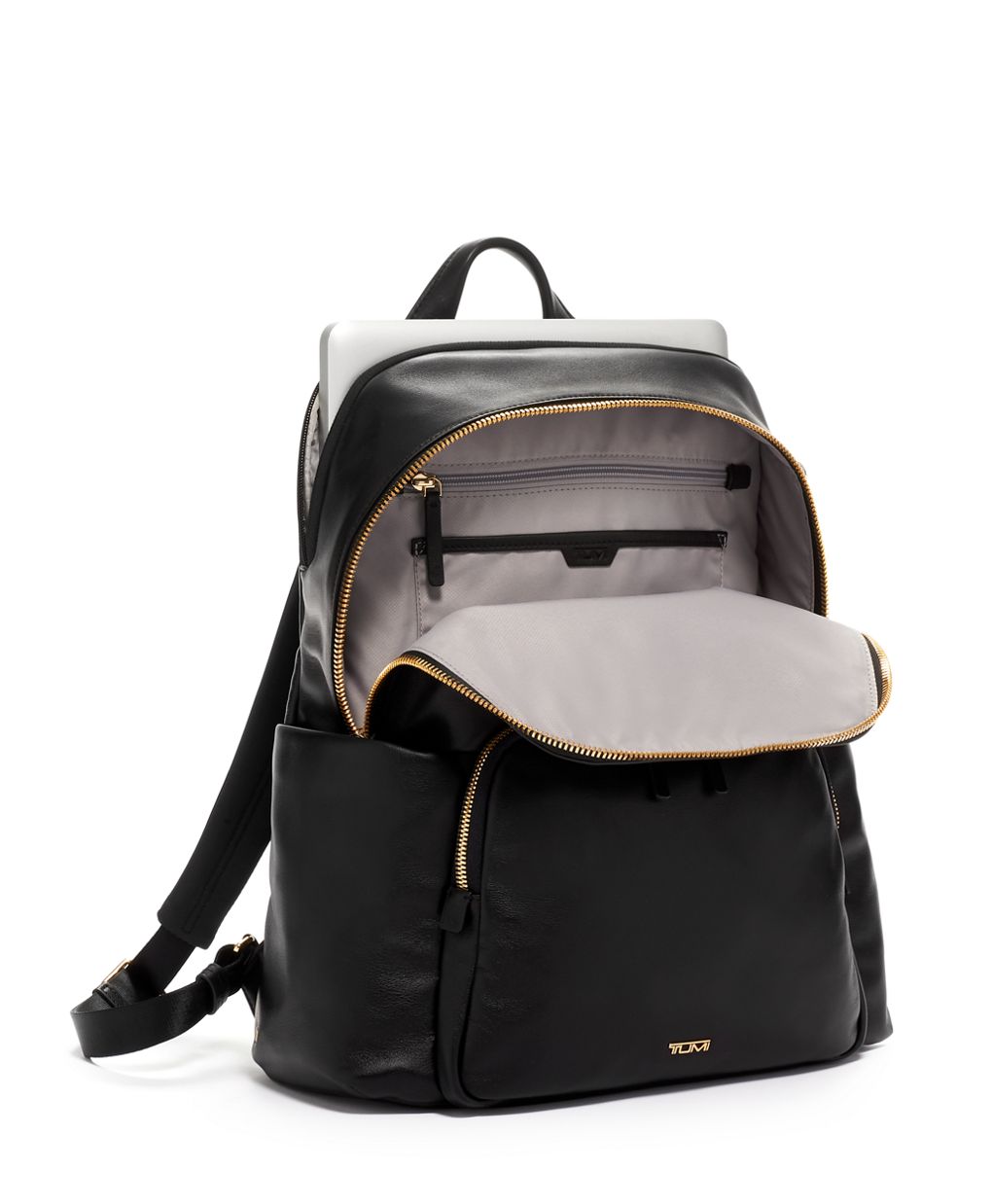 Classic Brown Leather Backpack For Work or College