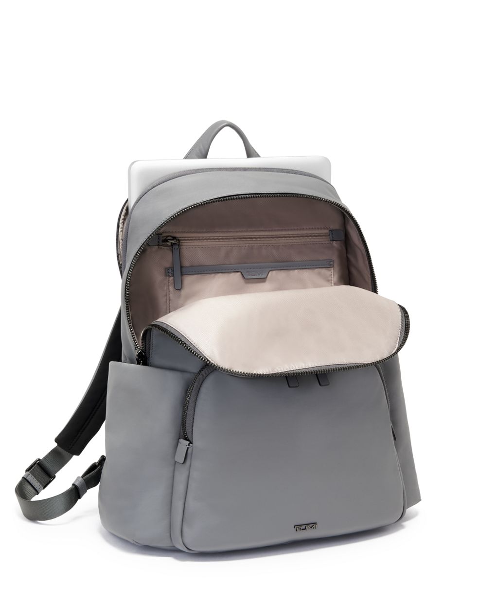 Luxury backpack - Off-White gray backpack with iconic arrows on