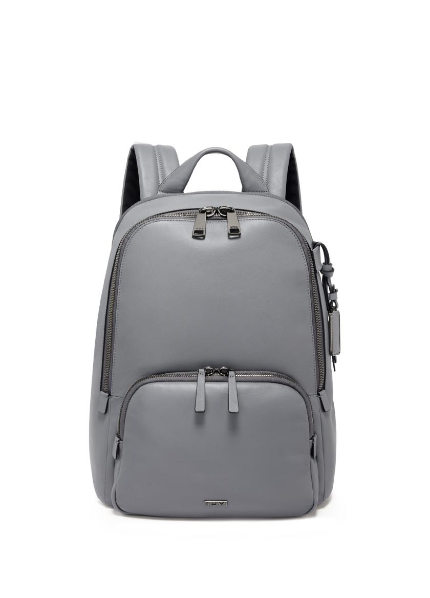 Tumi Voyageur Black Leather Liv Backpack-tote