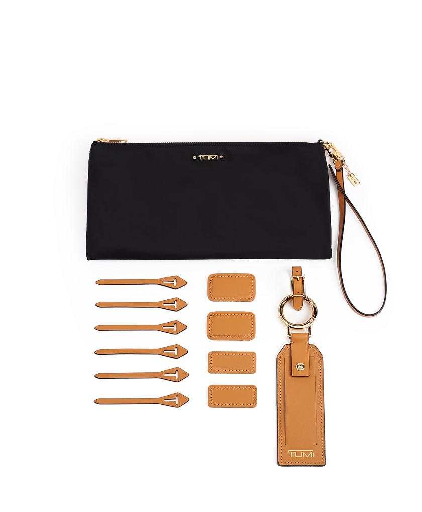 Pochette &agrave; garnitures contrastantes de TUMI
