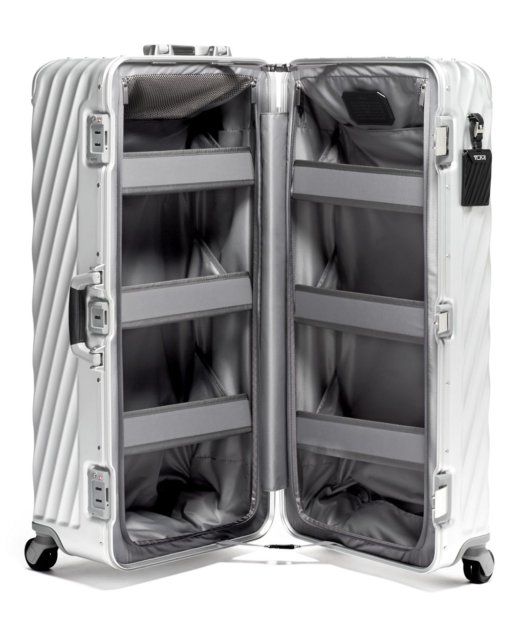 Tumi metal outlet luggage