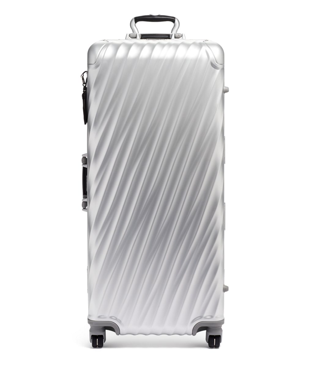 Original Trunk XL Large Aluminum Suitcase, Silver