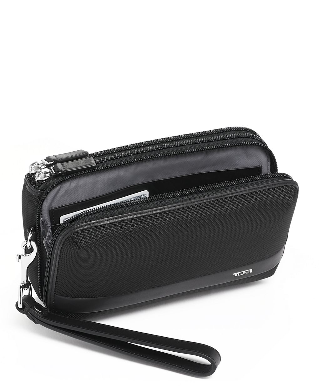 Zip clutch outlet bag