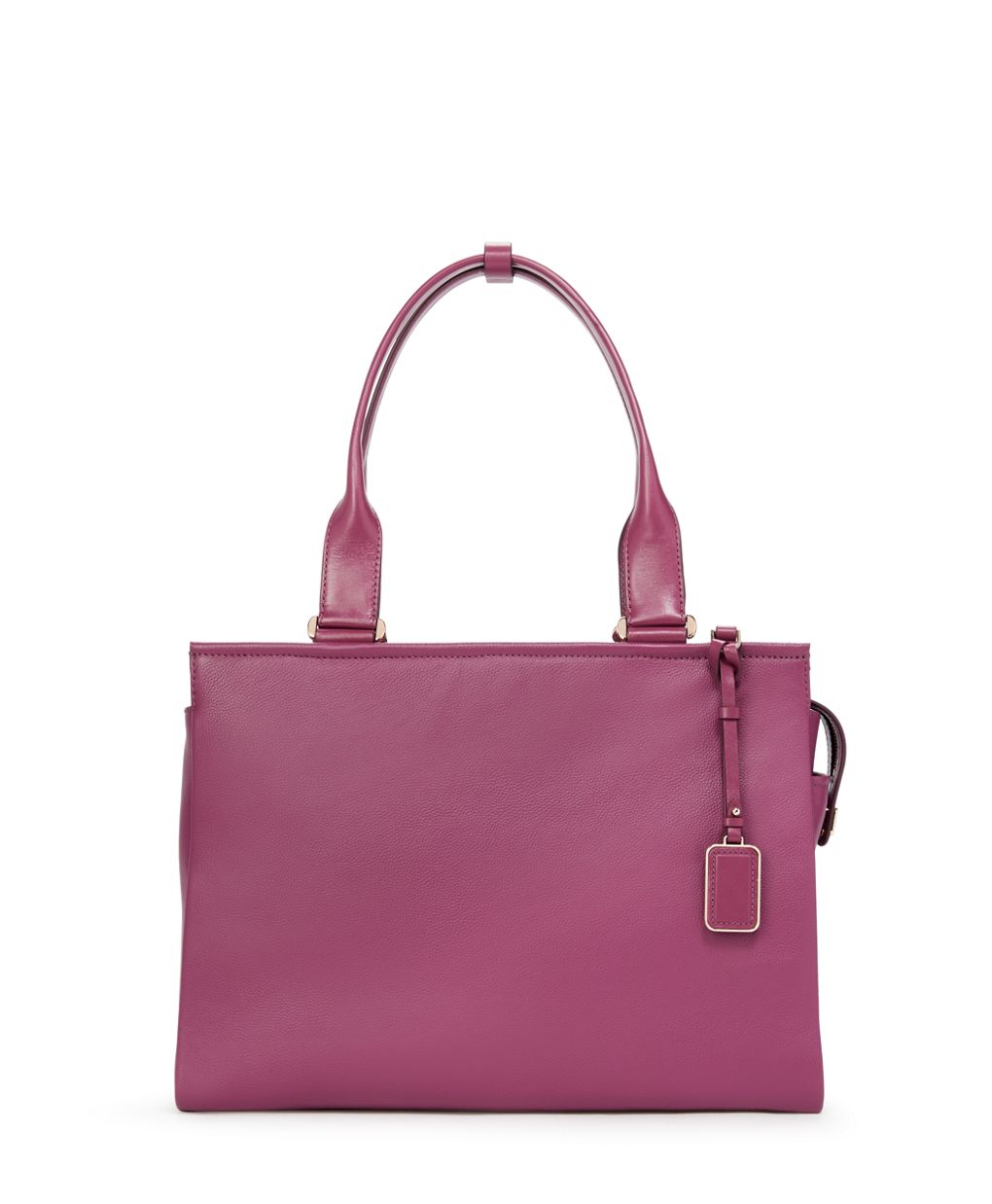 tumi ella leather tote