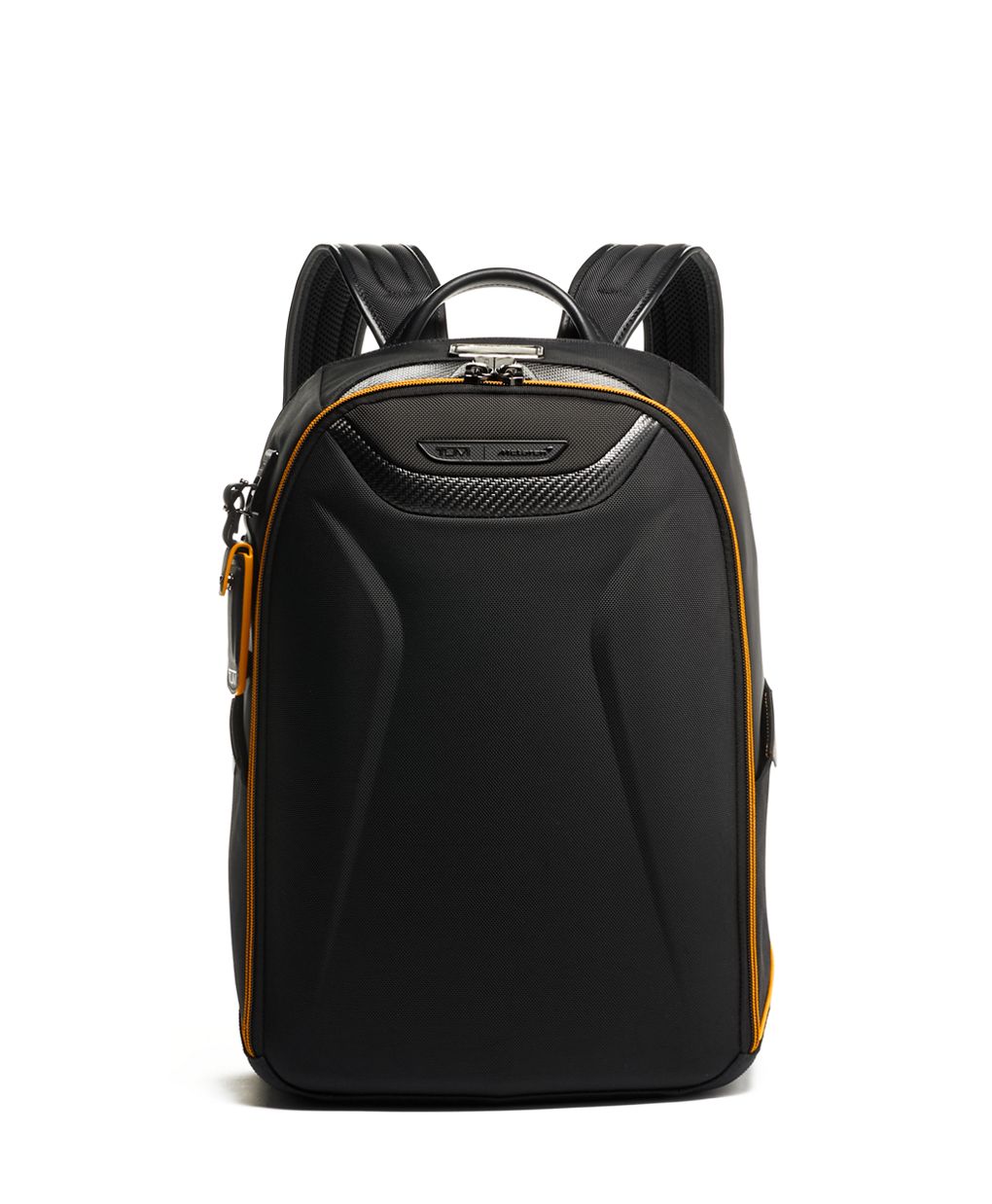 Tumi black 2024 and gold backpack