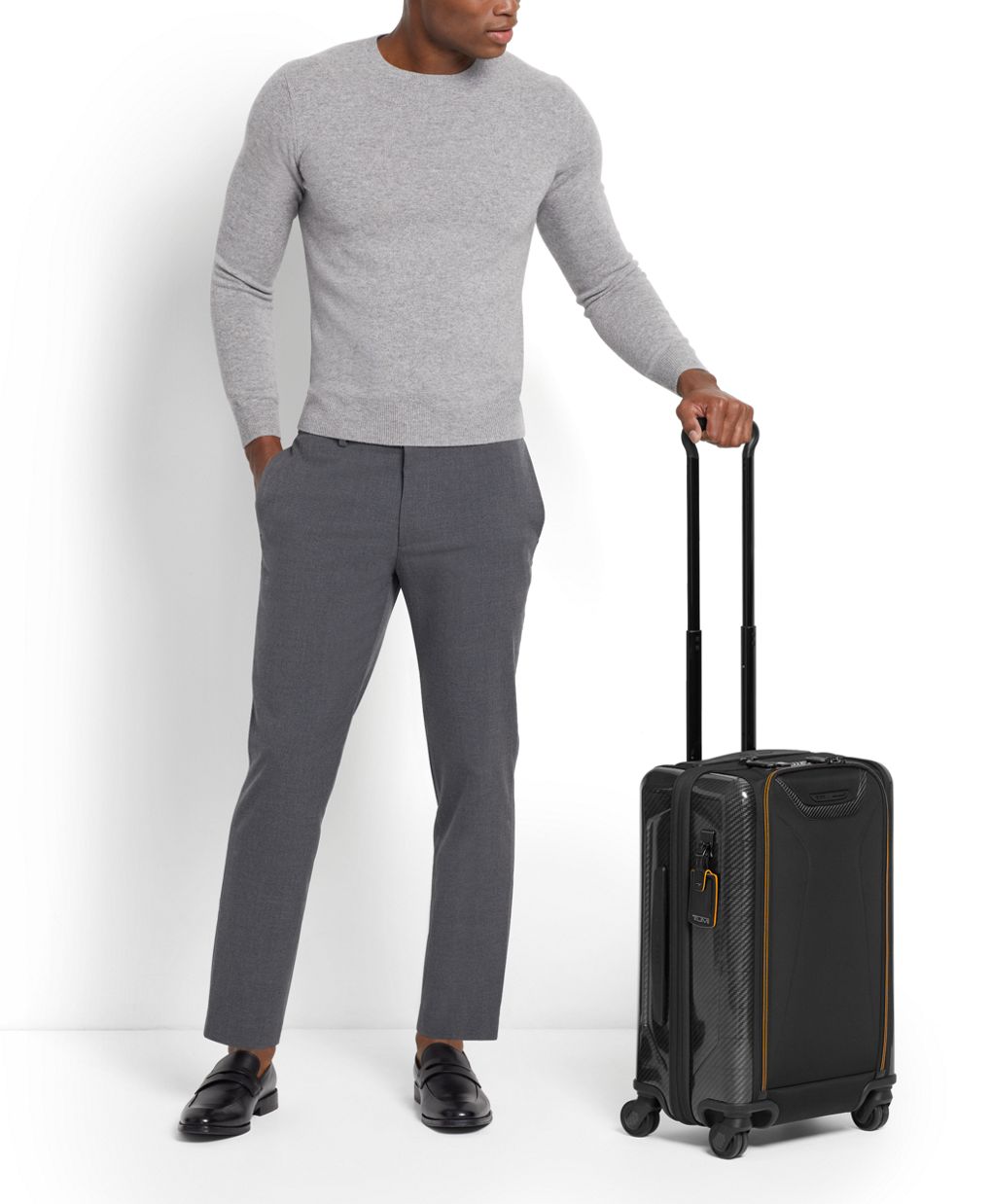 Tumi hard outlet case carry on