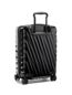 International Expandable 4 Wheeled Carry-On in Black Side View