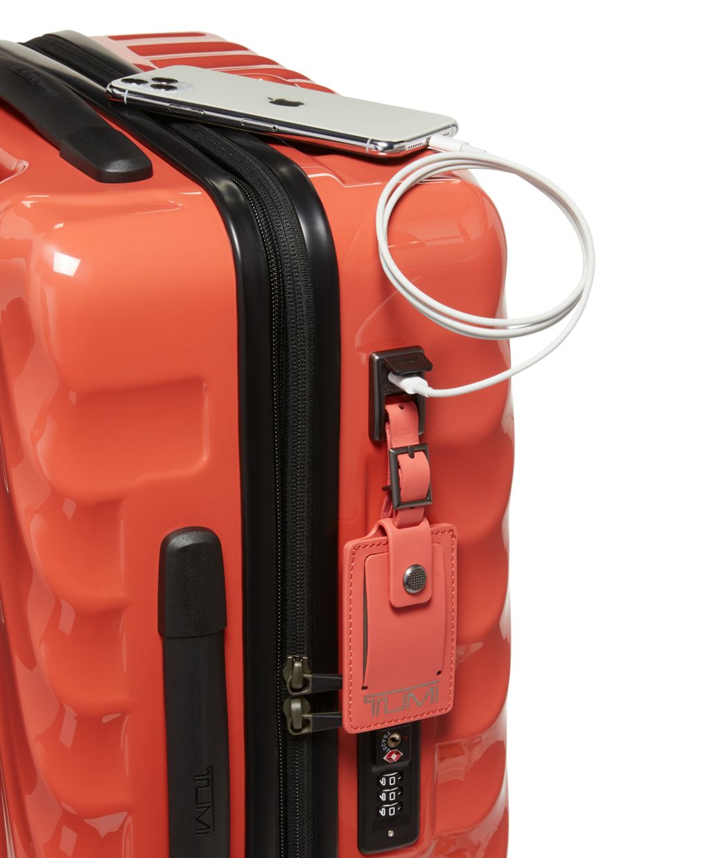 Tumi orange outlet carry on