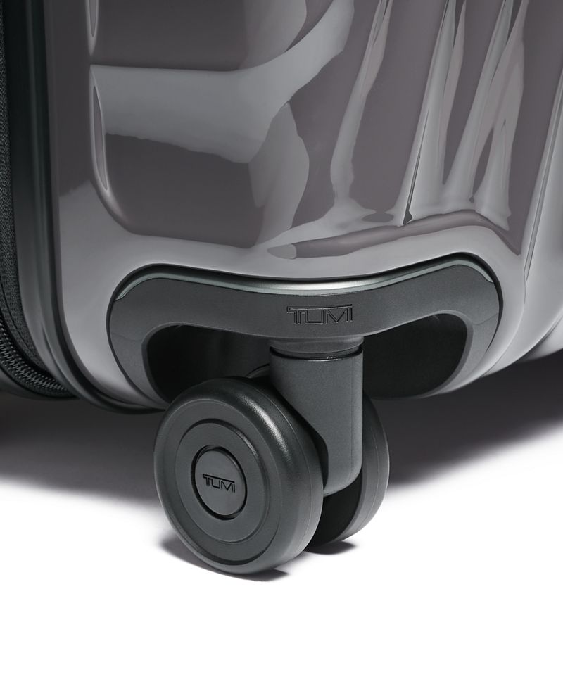 鐵灰色國際四輪可擴展手提旅行箱