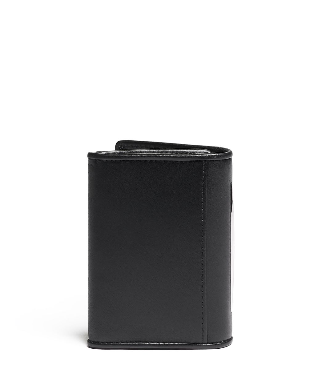 Scully Men's Gusseted Card Case Ostrich 3032 Black Size OSFA