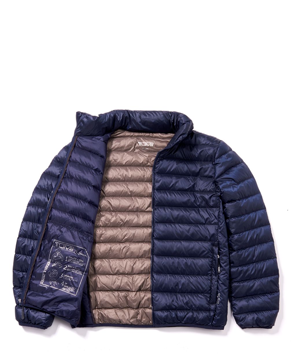 Tumi nano hooded store packable down jacket