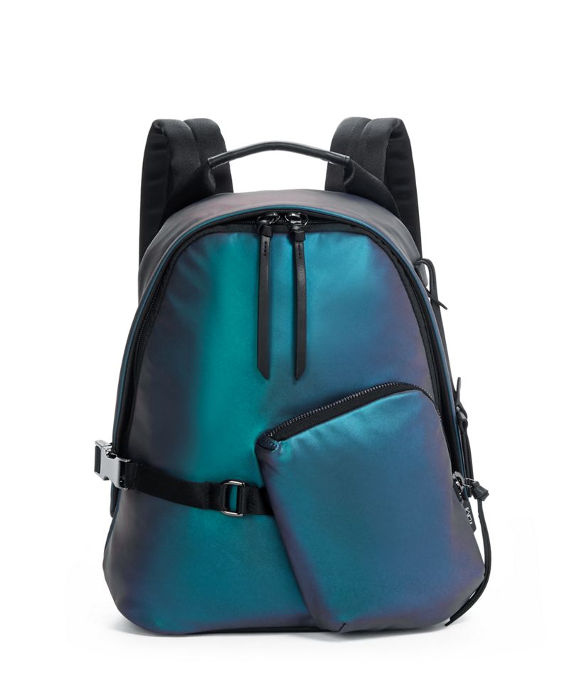 Iridescent  Blue Sterling Backpack