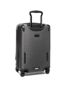 International Dual Access 4 Wheeled Carry-On in Titanium  Grey Side View
