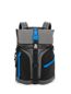 Logistics Flap Lid Backpack in Grey/Blue