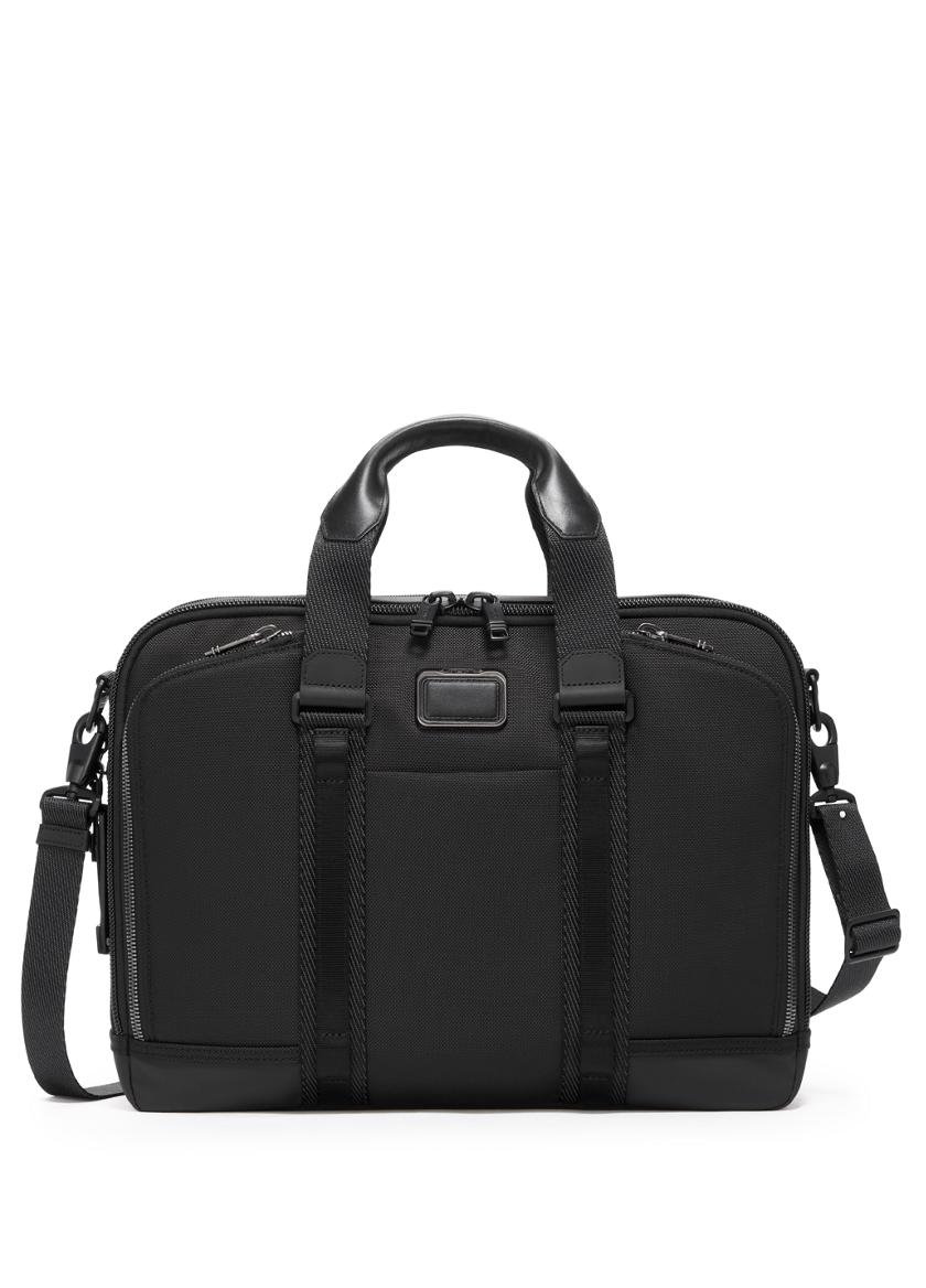 Tumi shop leather brief