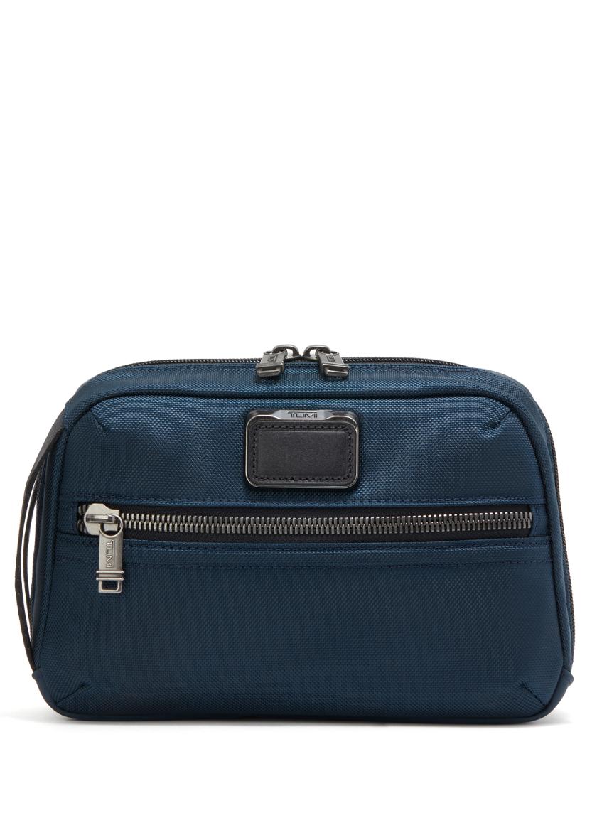 Tumi leather shop toiletry bag