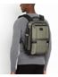 Dynamic Backpack in Black Side View