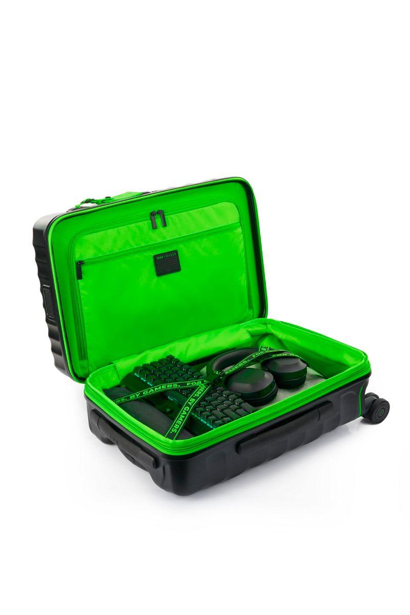 墨綠TUMI | RAZER 聯名 國際旅行可擴展登機行李箱