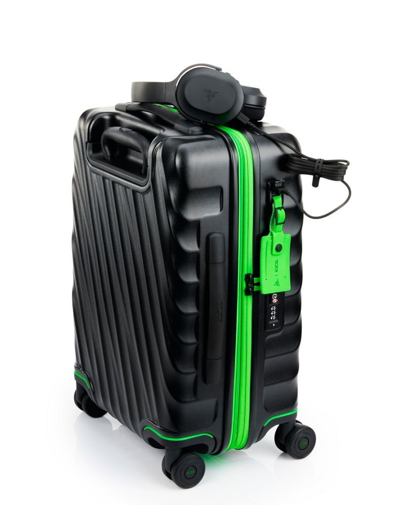 墨綠TUMI | RAZER 聯名 國際旅行可擴展登機行李箱