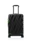 International Expandable 4 Wheeled Carry-on in Black  Green