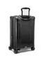 International Expandable 4 Wheeled Carry-On in Black  Graphite Side View
