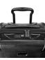 International Expandable 4 Wheeled Carry-On in Black  Graphite Side View