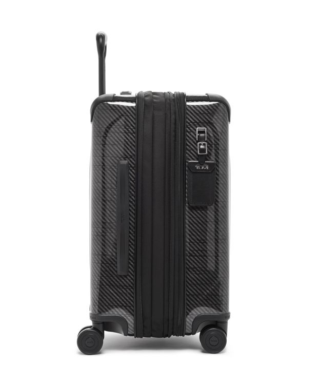 Black  Graphite Continental Expandable 4 Wheeled Carry-On
