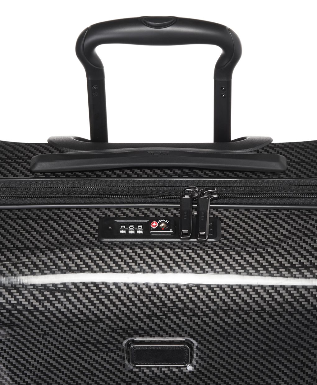 Tumi HC Leather & Shiny Carbon Fiber Case, With Vertical Card Slot