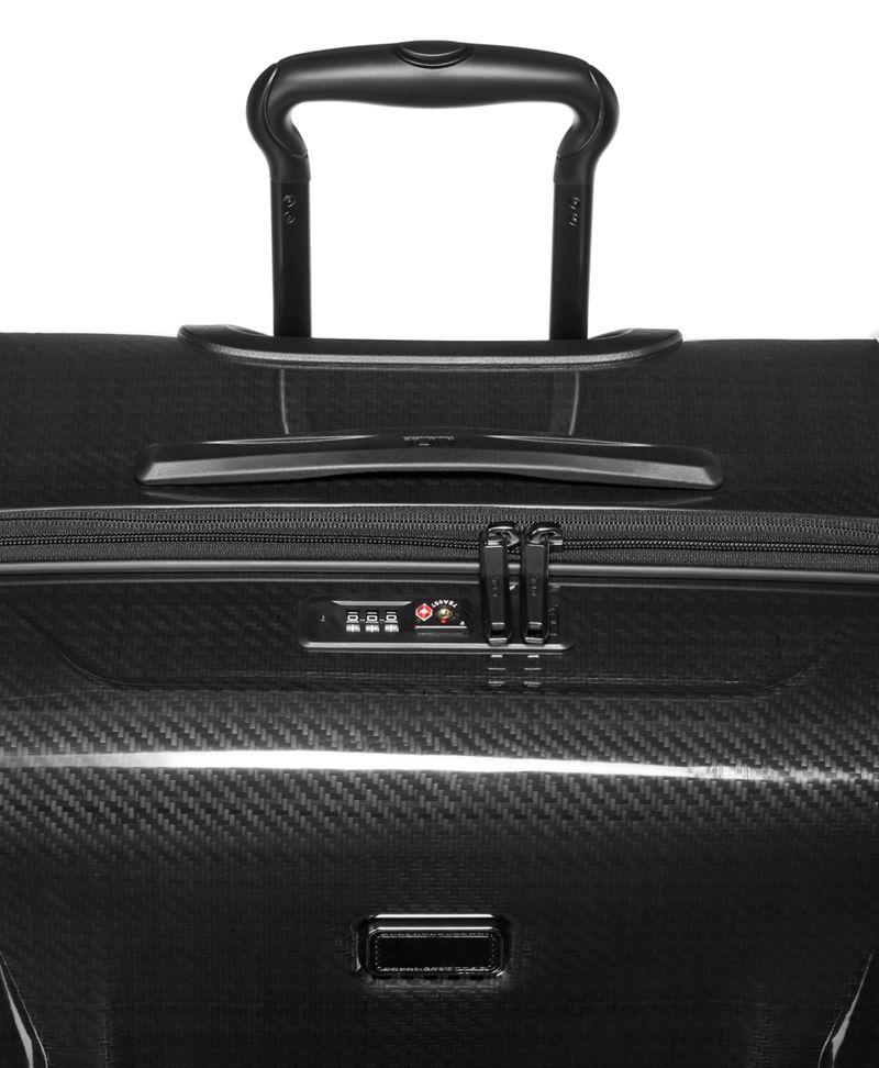 Black  Graphite Short Trip Expandable 4 Wheeled Packing Case