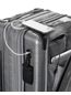 International Front Pocket Expandable 4 Wheeled Carry-On in T-Graphite Side View