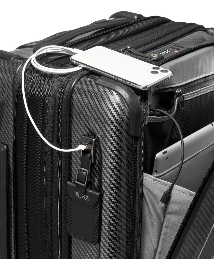 Continental Front Pocket Expandable 4 Wheeled Carry-On