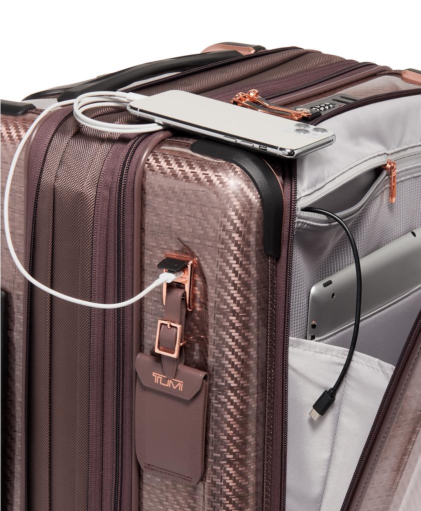 Continental Front Pocket Expandable 4 Wheeled Carry-On