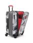 International Expandable 4 Wheeled Carry-On in Silver Side View