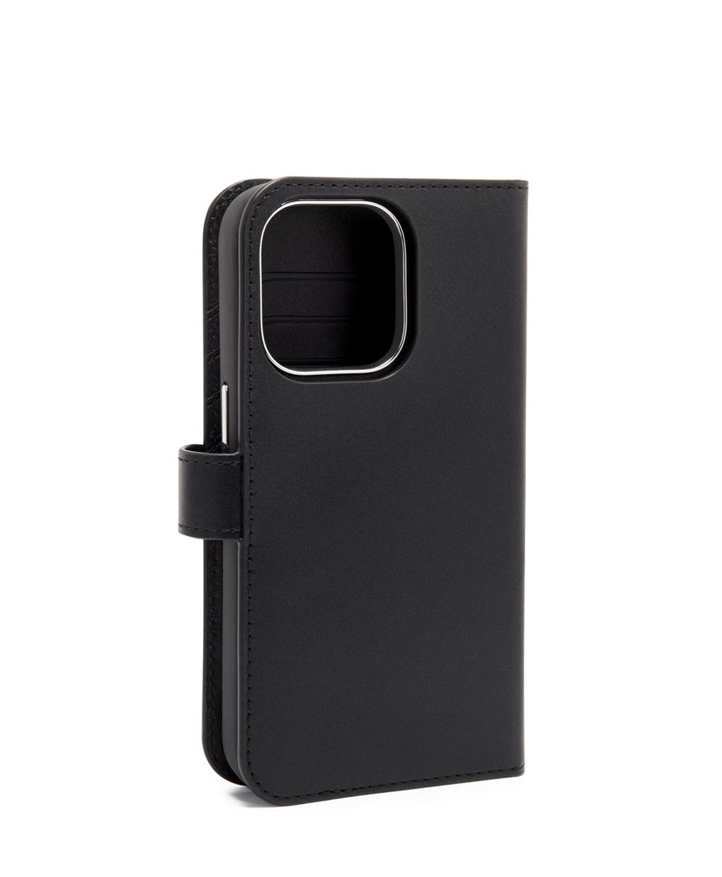 Tumi Black Magnet Wallet Case for Apple iPhone 14 Pro