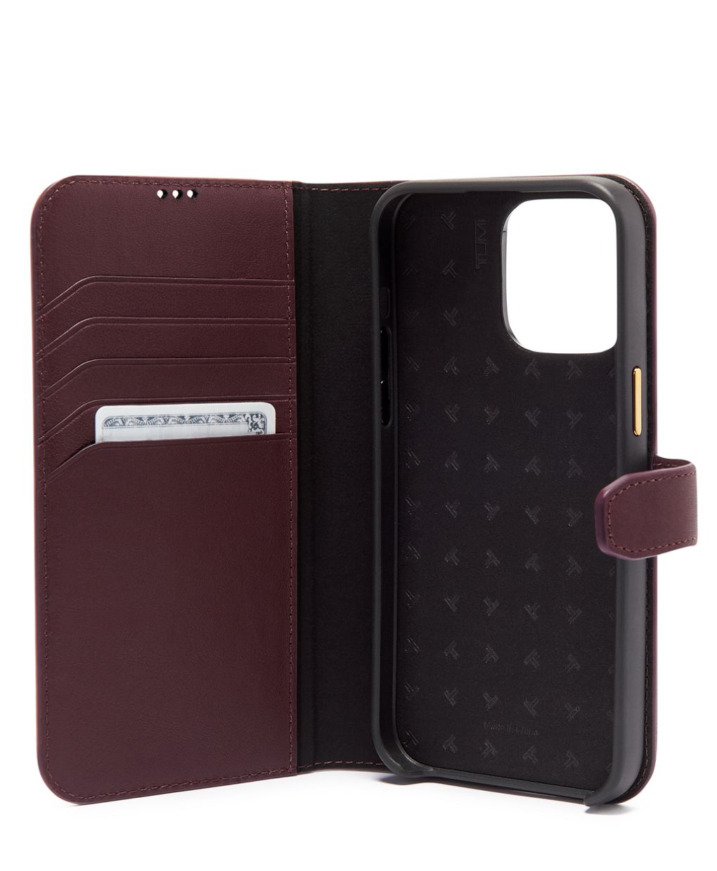 Premium Quality Tumi iPhone 14 Pro Leather Case