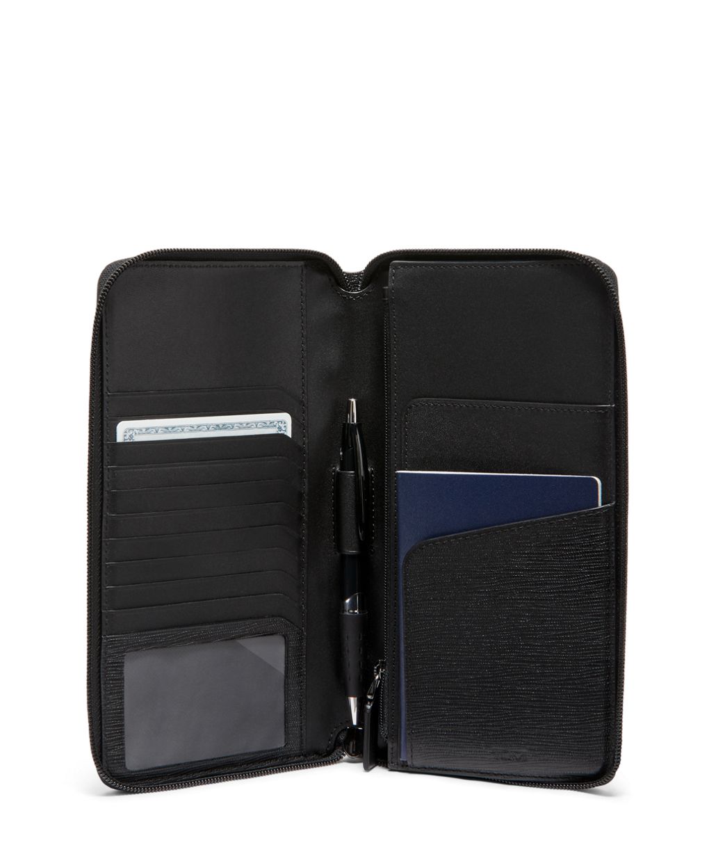 Leather travel deals wallet