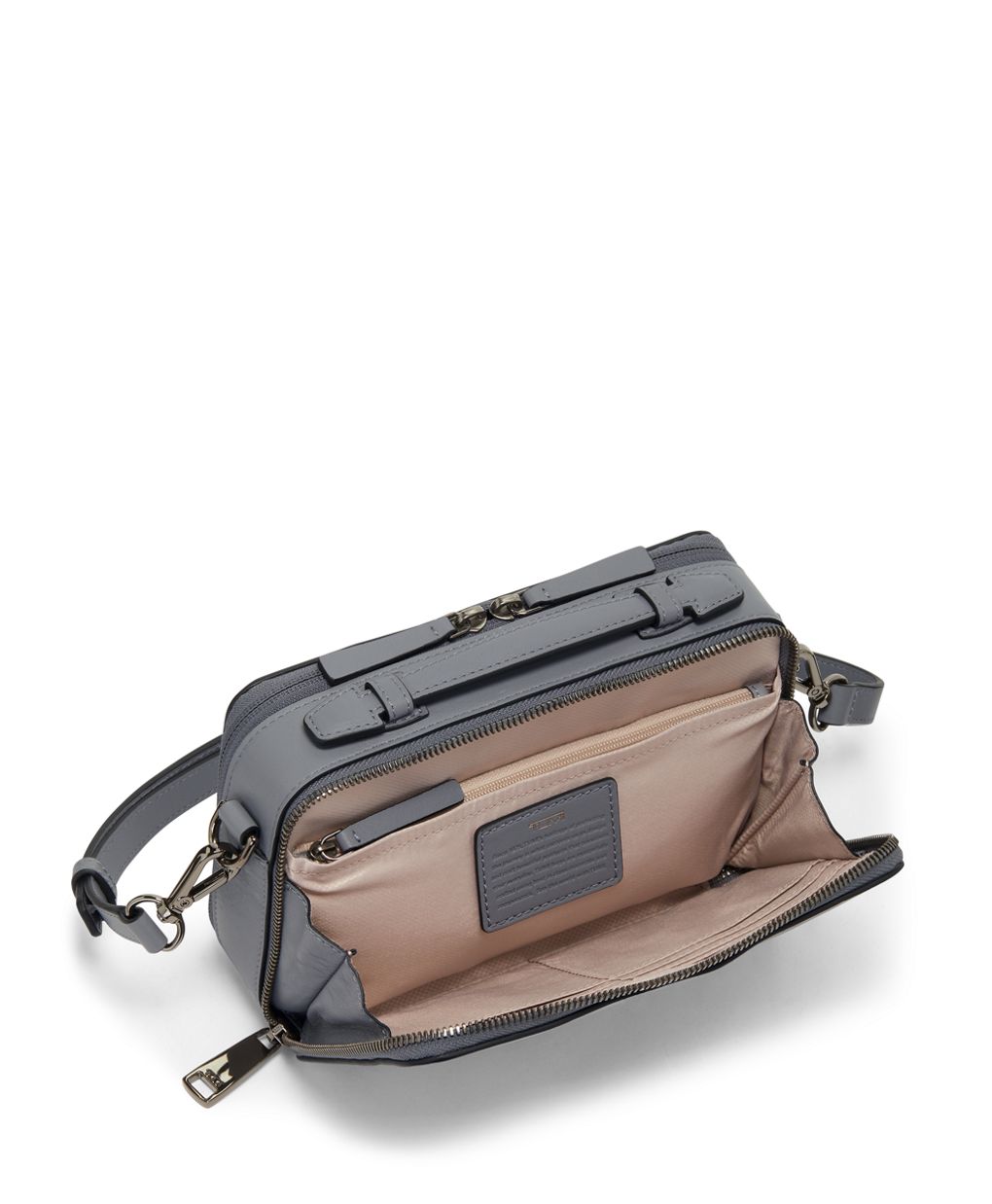 TUMI Voyageur Mari Crossbody - Luxe Leather Crossbody Purse - Phone  Crossbody Bag - Black Leather & Gold Hardware