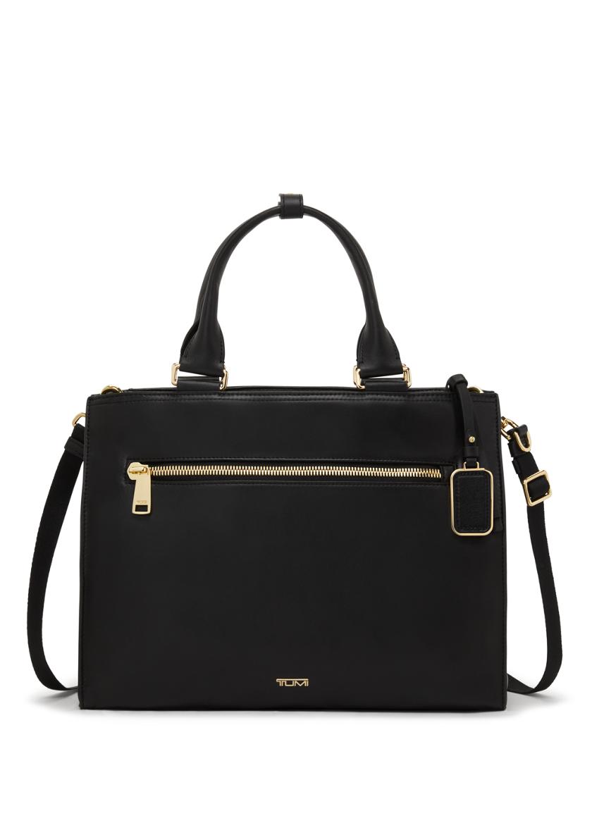 Tumi leather messenger clearance bag