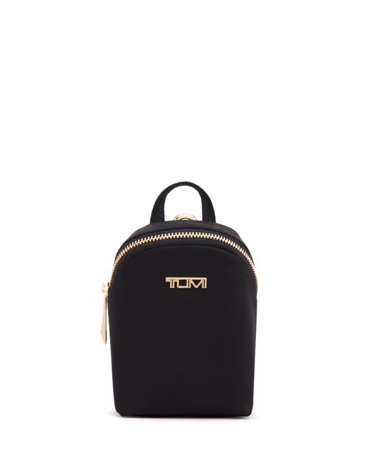 Black/Gold Charm Pouch