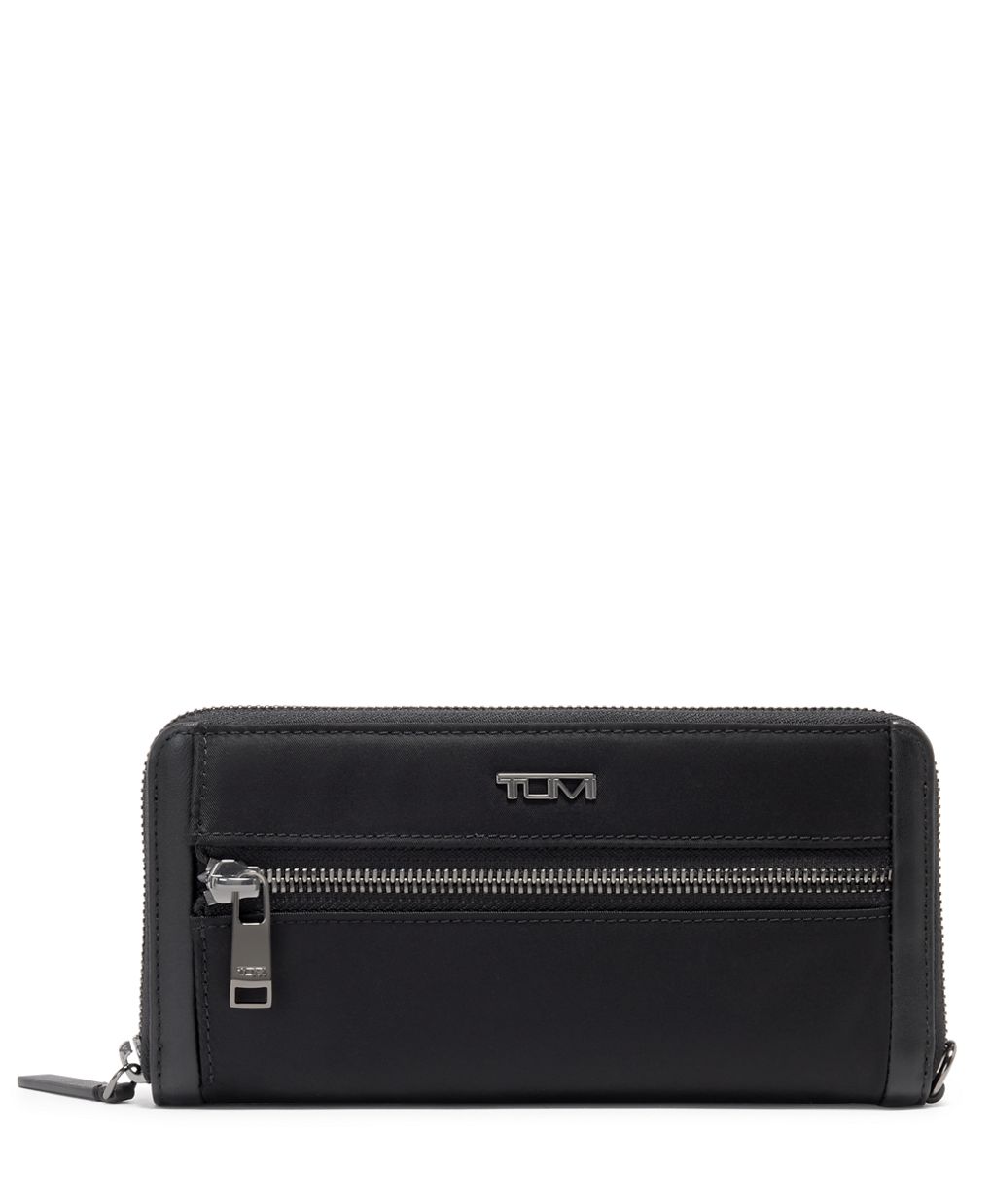 Tumi double shop zip wallet