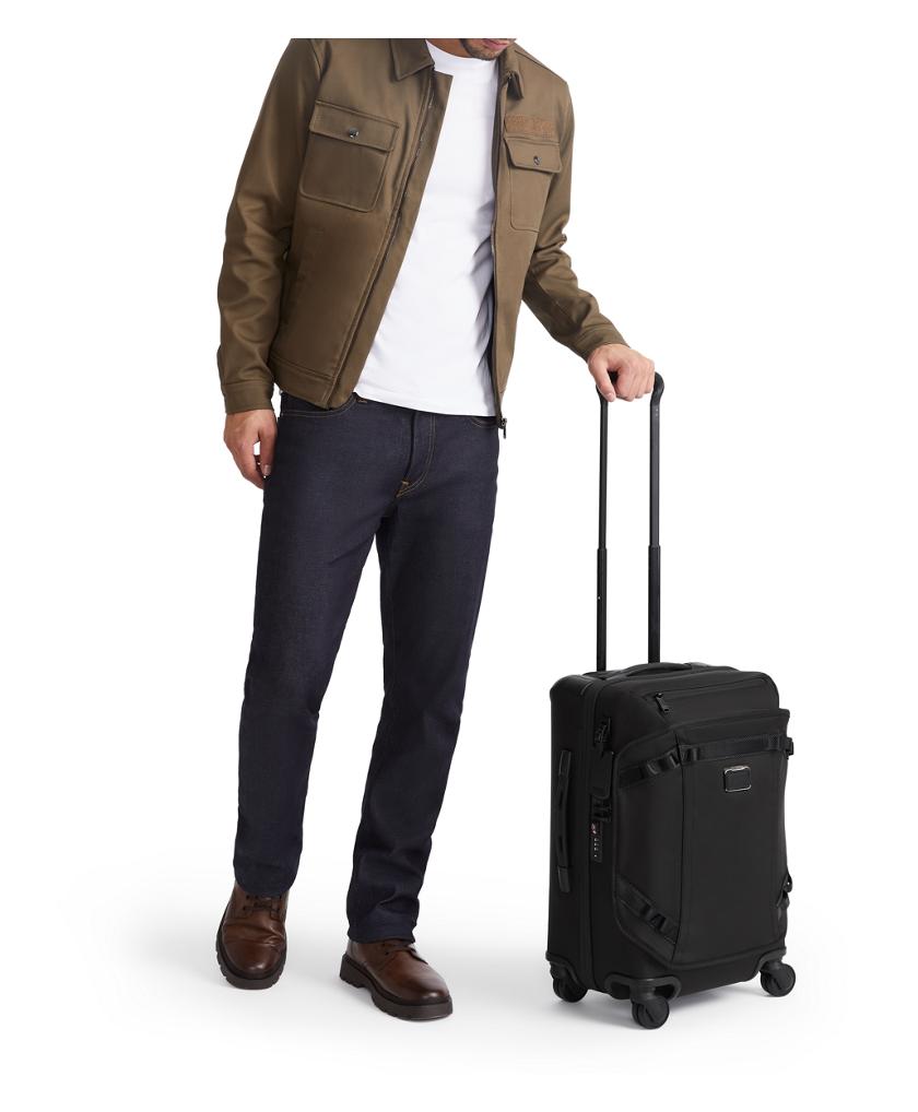 International Front Lid Expandable 4 Wheeled Carry-On