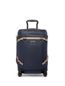 International Front Lid Expandable 4 Wheel Carry On in Midnight  Navy/Khaki