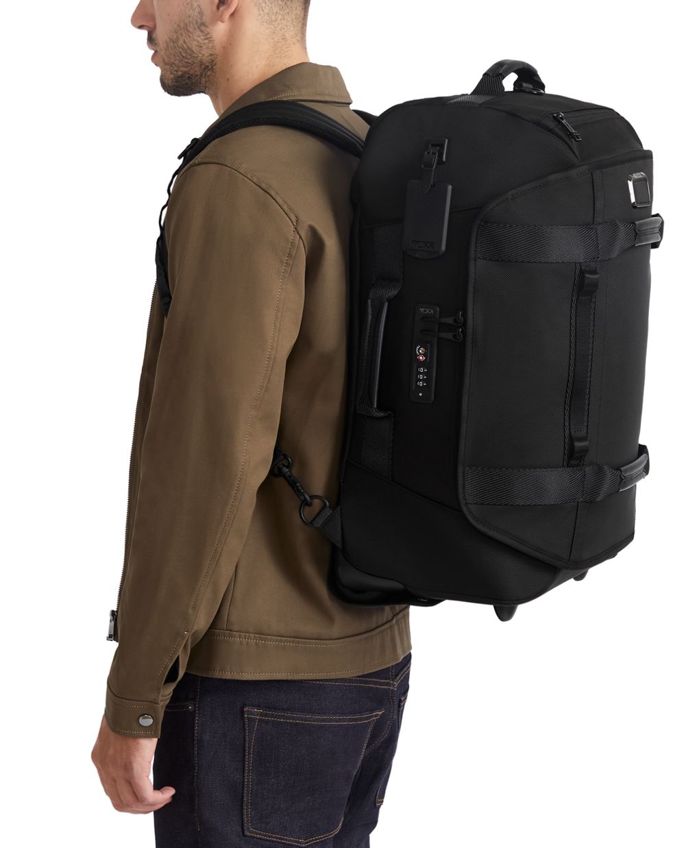 Duffle backpack store carry on