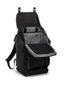 Expedition Flap Backpack in Black Side View