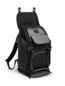 Expedition Flap Backpack in Black Side View