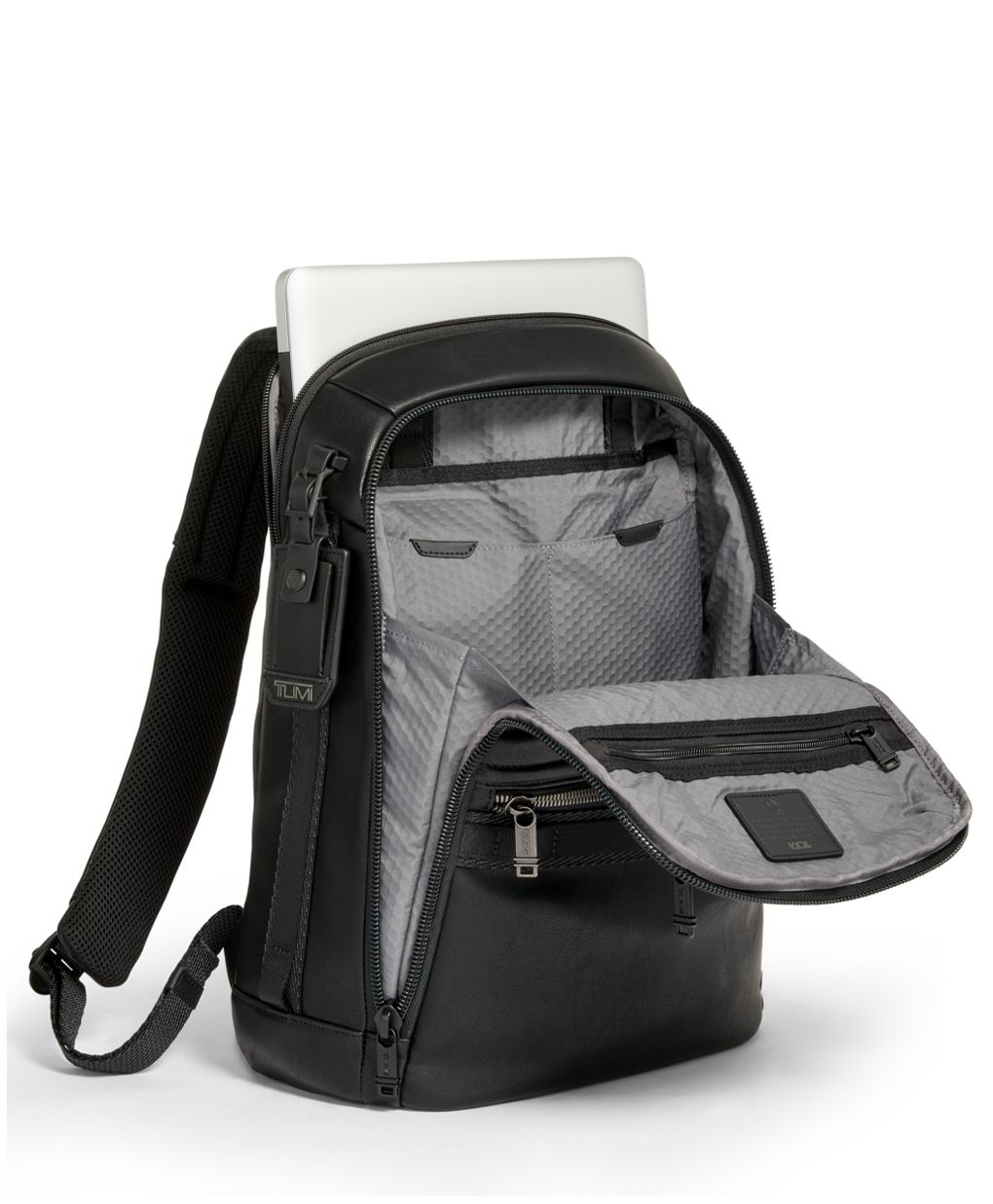 Tumi leather cheap backpack mens