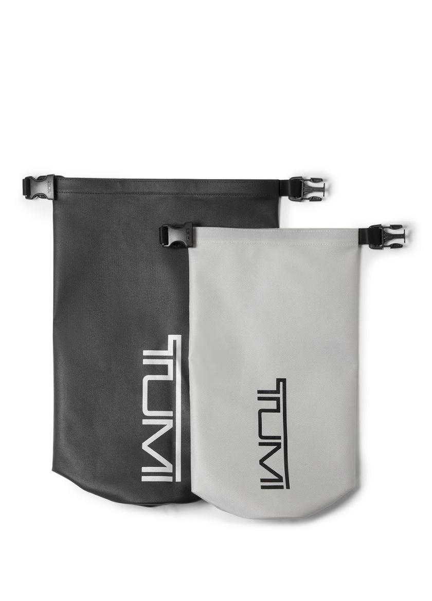 Two Pack Dry Bags Large Black/Small Grey