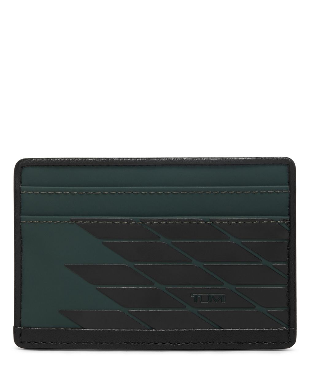 RUBBERIZED CARD HOLDER WALLET - Khaki Green