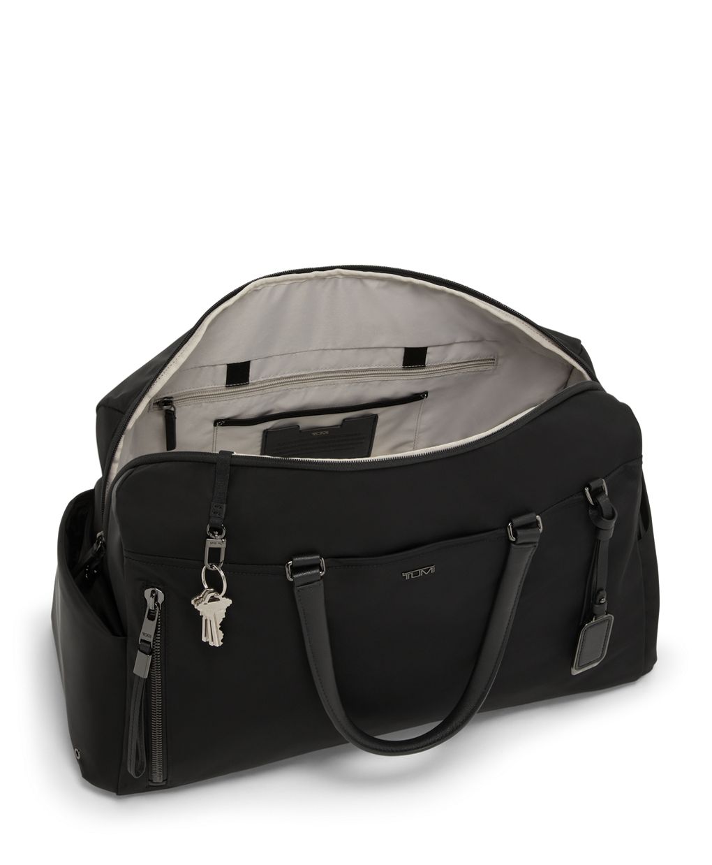 Tumi leather duffle bag sale