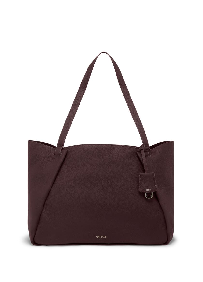 Weekend Traveler Black and Cognac Tote Bag